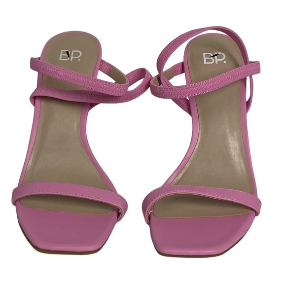 Nordstrom Square Toe Heels Size 6.5 Vanessa BP Pink‎ Begonia 4" Heeled Sandals - Picture 11 of 13